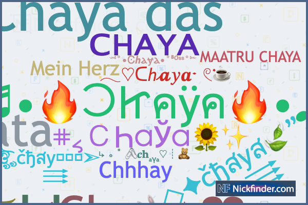 Chaya - Name